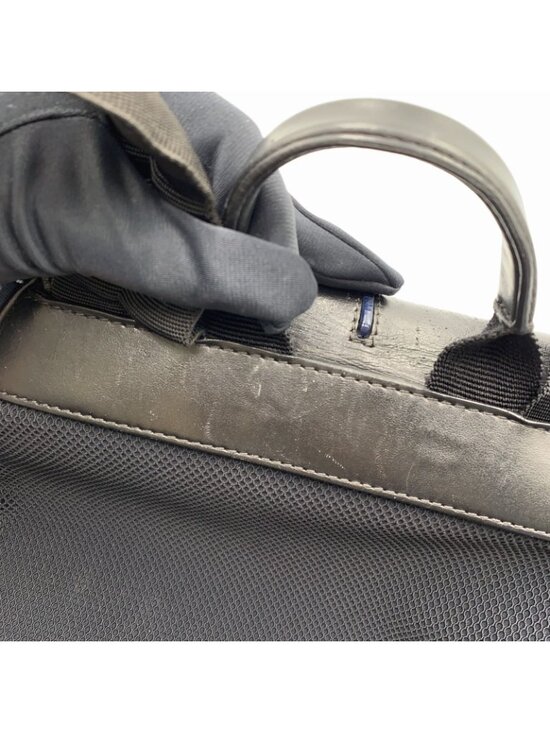 Dior Homme Be Motion Leather Nylon Navy Black Backpack Silver main image 6